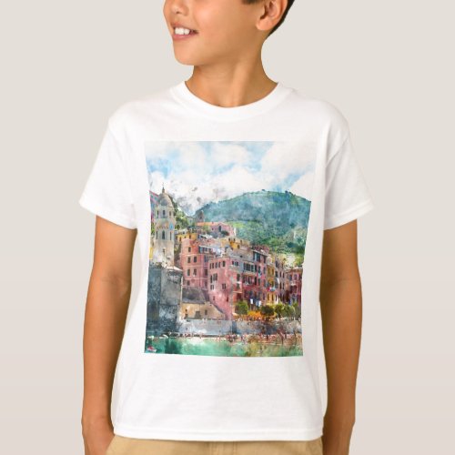 Cinque Terre Italy in the Italian Riviera T_Shirt
