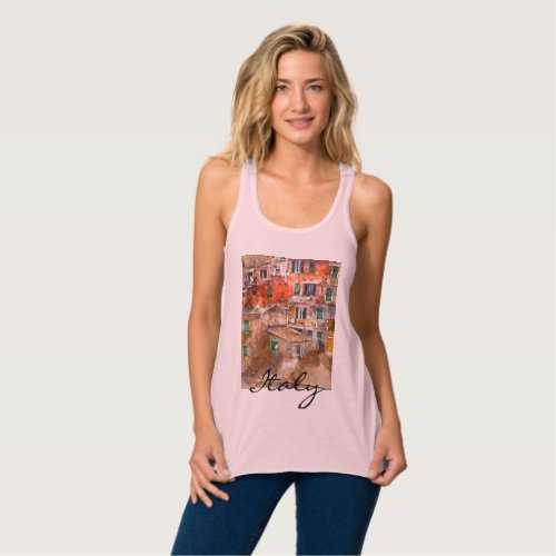 Cinque Terre Italy in the Italian Riviera Tank Top