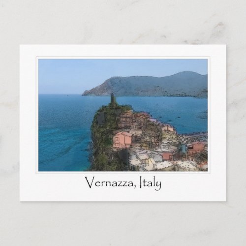 Cinque Terre Italy  Italian Riviera Postcard
