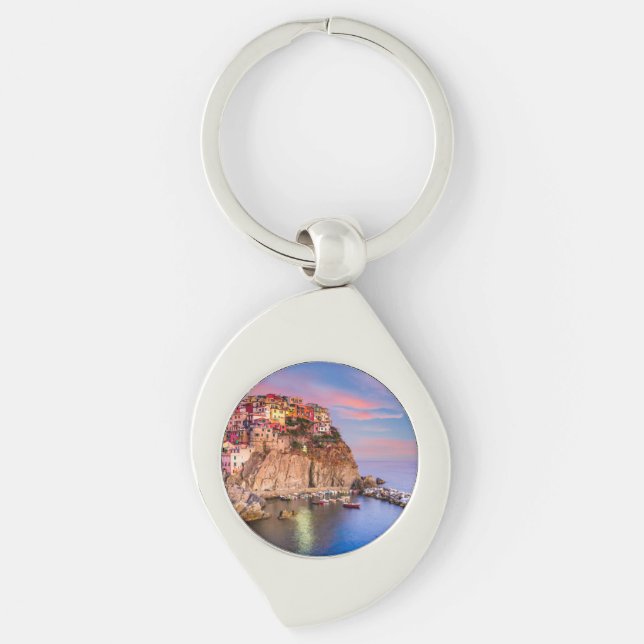 Cinque Terre Italy Keychain (Front)