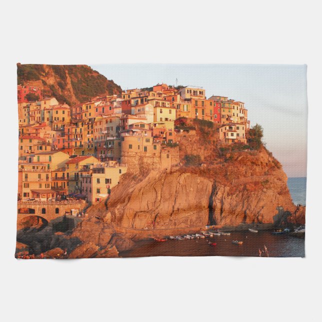 Cinque Terre, Italy Kitchen Towel (Horizontal)