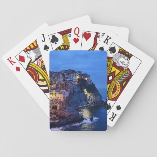 Cinque Terre Italy Poker Cards