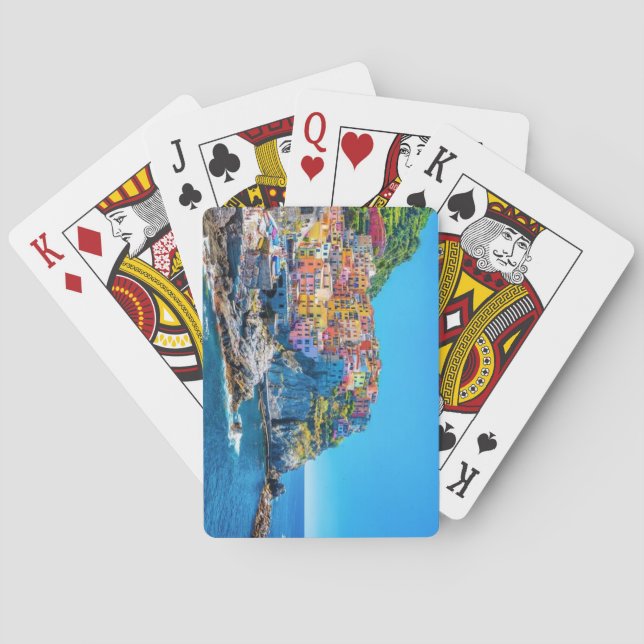 Cinque Terre, Italy Poker Cards (Back)