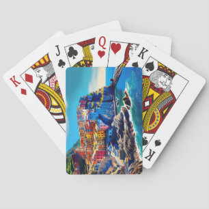 Cinque Terre, Italy Poker Cards