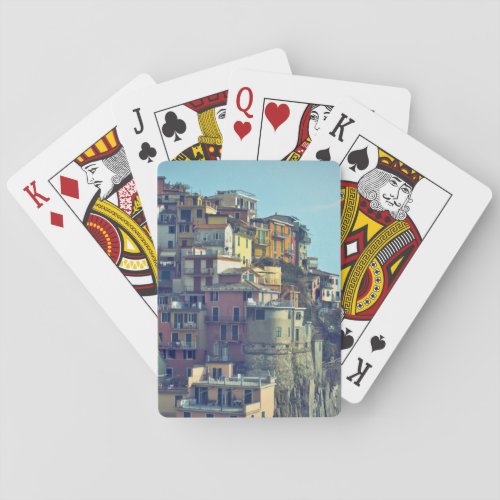 Cinque Terre Italy Poker Cards