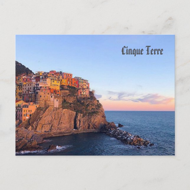 Cinque Terre, Italy Postcard (Front)