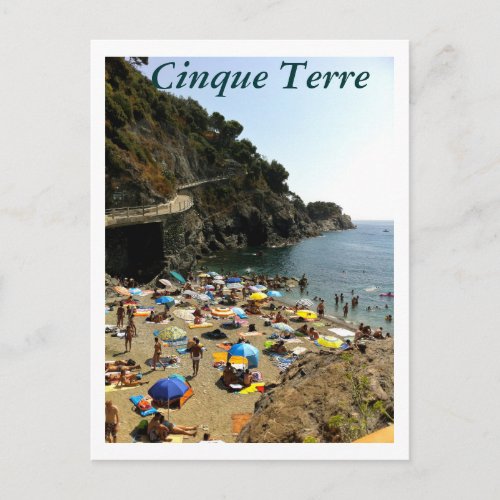 Cinque Terre Italy Postcard