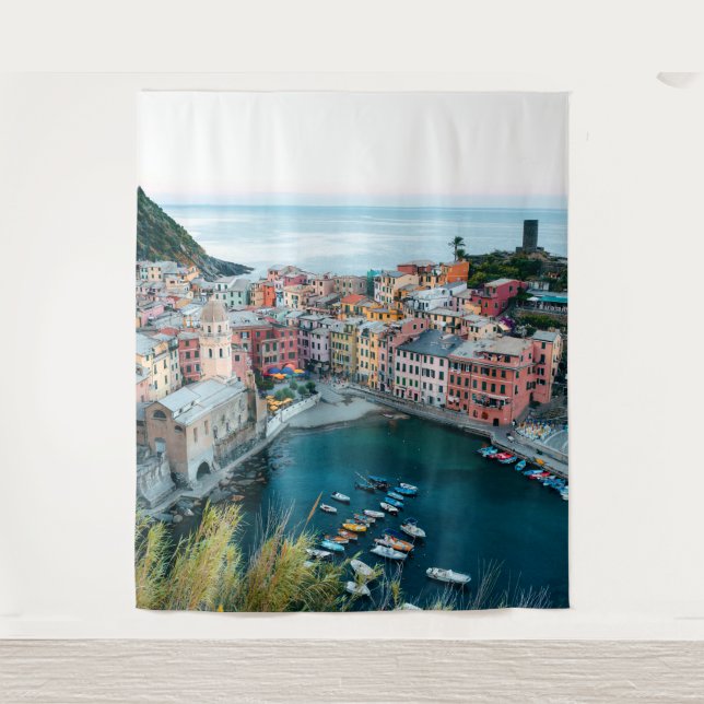 Cinque Terre Italy Scene | Wall Mural Backdrop (Front)