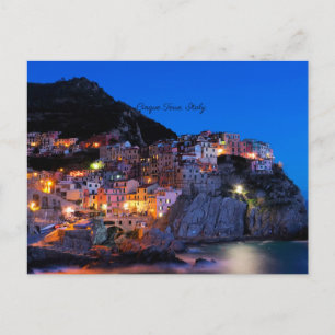 Cinque Terre, Italy scenic view Postcard