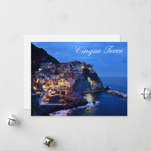 Cinque Terre Italy Seasonal Card