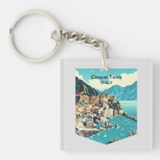 Cinque Terre Italy, Travel Keychain