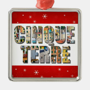 Cinque Terre Italy Travel Photos Metal Ornament