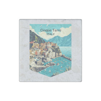 Cinque Terre Italy, Travel Stone Magnet