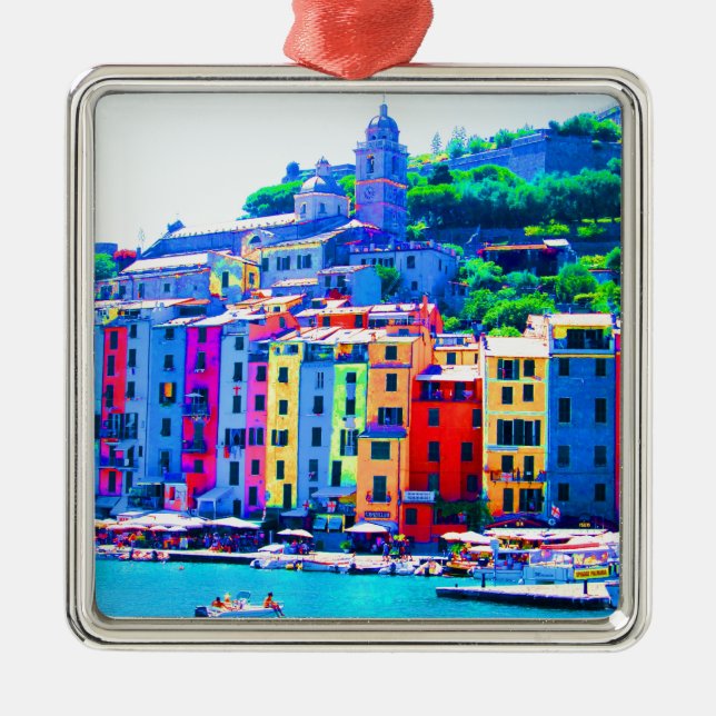Cinque Terre La Spezia Metal Ornament (Front)
