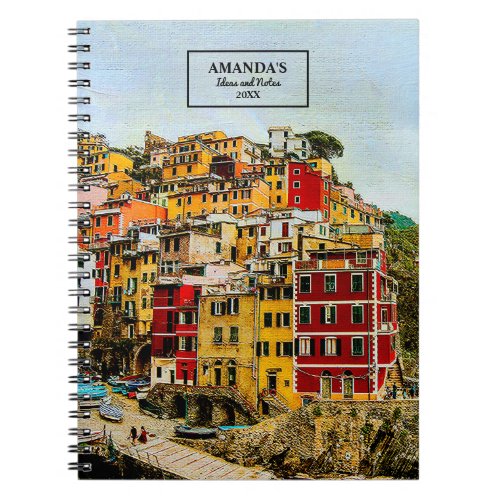 Cinque Terre Liguria Italy Europe Travel Notebook