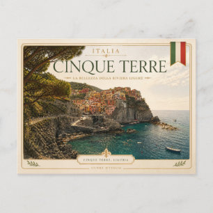 Cinque Terre, Liguria - Italy Postcard
