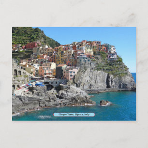 Cinque Terre, Liguria, Italy Postcard