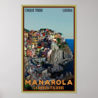 Cinque Terre - Manarola Poster