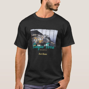 Cinque Terre Manarola Riomaggiore Italian vintage T-Shirt