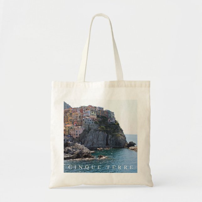 Cinque Terre Manarola view tote bag (Front)