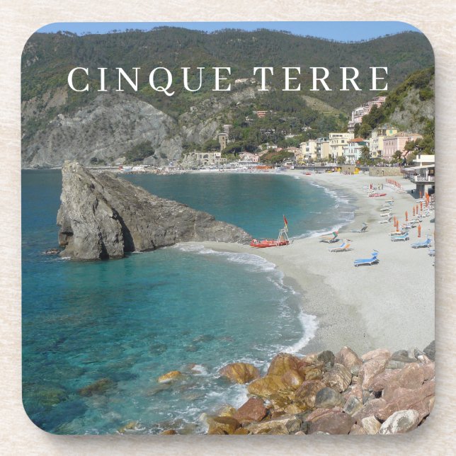 Cinque Terre Monterosso view coasters (Front)