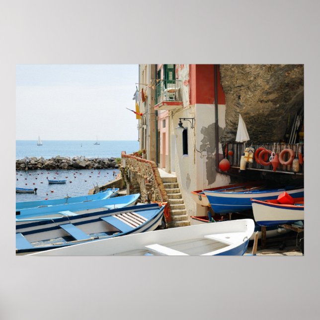 Cinque terre - Riomaggiore Poster (Front)
