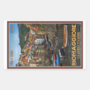 Cinque Terre - Riomaggiore Rectangular Sticker