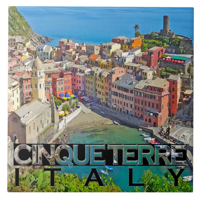 Cinque Terre Tile (Front)