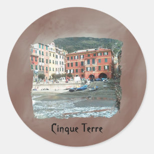 Cinque Terre - Vernazza Classic Round Sticker