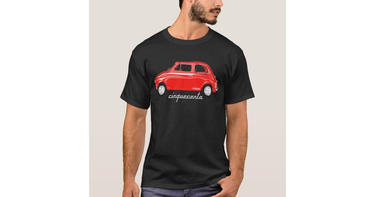 t shirt fiat 500