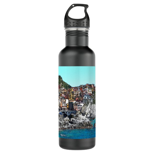 CinqueTerre20150901.jpg Water Bottle (Front)