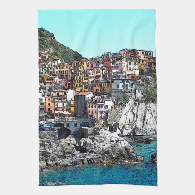 CinqueTerre20150901 Towel (Vertical)