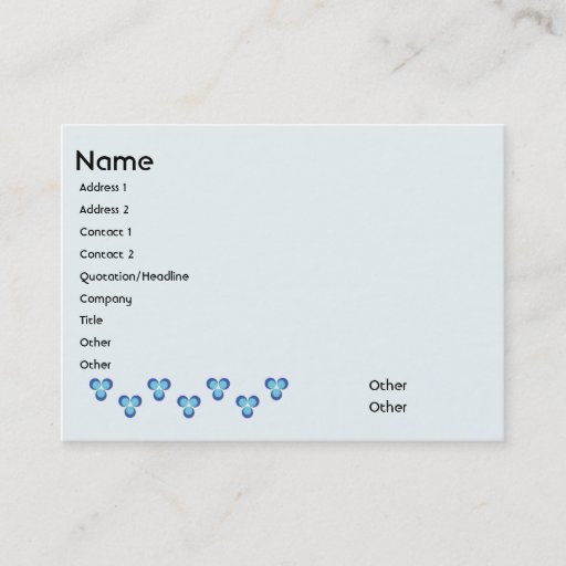 Customizable Cintemani - Chubby Business Card Template