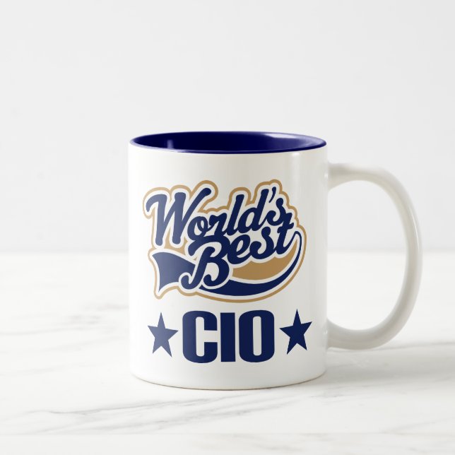 CIO Gift (Worlds Best) Two-Tone Coffee Mug (Right)
