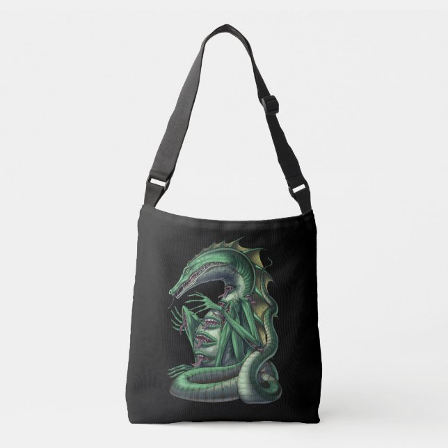 CipactliAztec Mythology Creature Cipactli Crossbody Bag (Front)