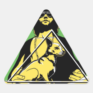 Cipes and the People shape sticker