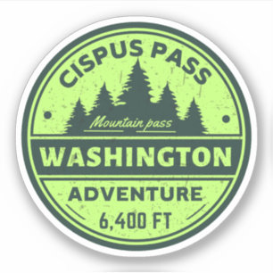 cipus pass hiking washington alpine trials sticker