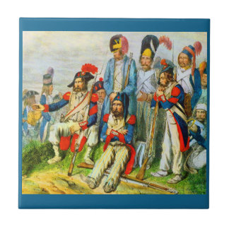 circa 1796 Napoleon’s soldiers Ceramic Tile