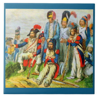 circa 1796 Napoleon’s soldiers Ceramic Tile