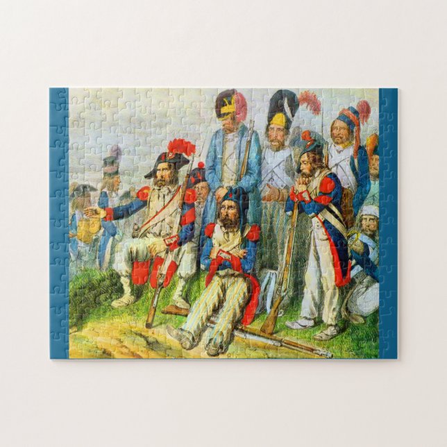 circa 1796 Napoleon’s soldiers Jigsaw Puzzle (Horizontal)