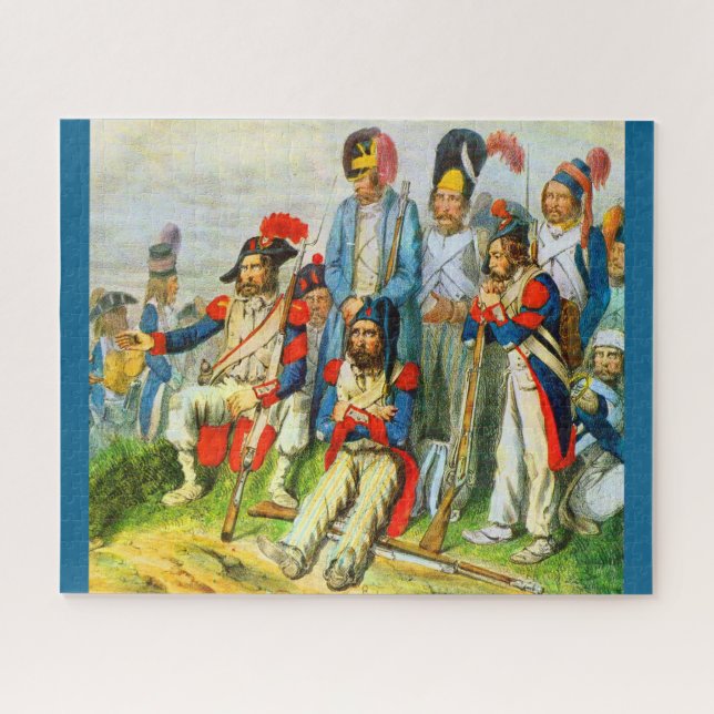 circa 1796 Napoleon’s soldiers Jigsaw Puzzle (Horizontal)