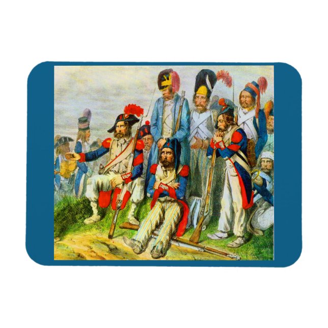 circa 1796 Napoleon’s soldiers Magnet (Horizontal)