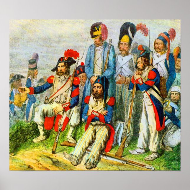 circa 1796 Napoleon’s soldiers Poster (Front)