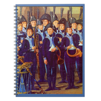 circa 1800 European military musicians Notebook