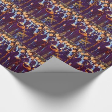 circa 1800 European military musicians Wrapping Paper circa 1800 European military musicians Wrapping Paper
