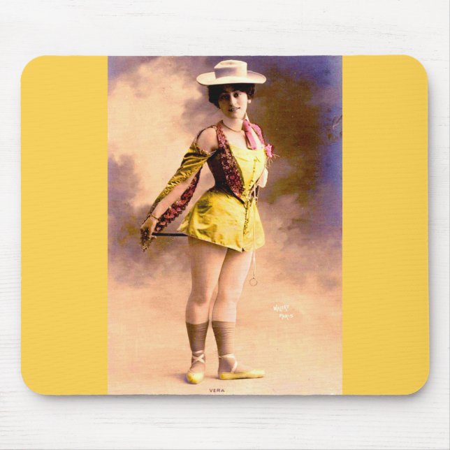 circa 1890 Vera nightclub artiste Mouse Pad (Front)