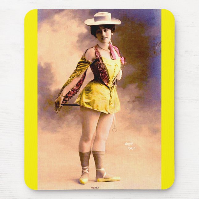 circa 1890 Vera nightclub artiste Mouse Pad (Front)