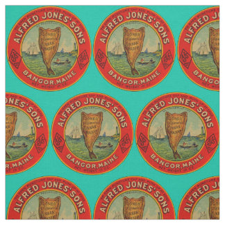 circa 1900 Alfred Jones Sons Finnan Haddie label Fabric