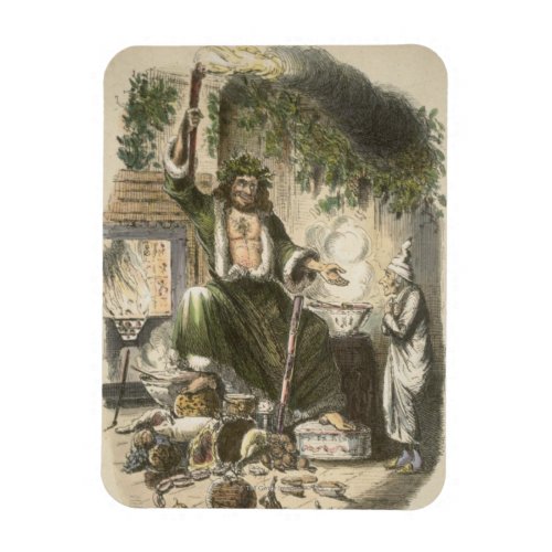 Circa 1900 The Ghost of Christmas Present Magnet