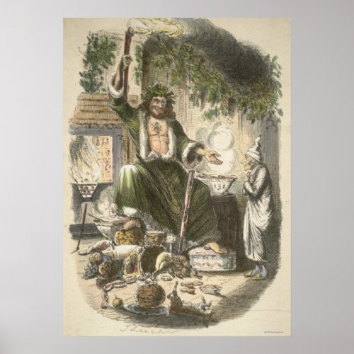 Circa 1900 The Ghost of Christmas Present Poster